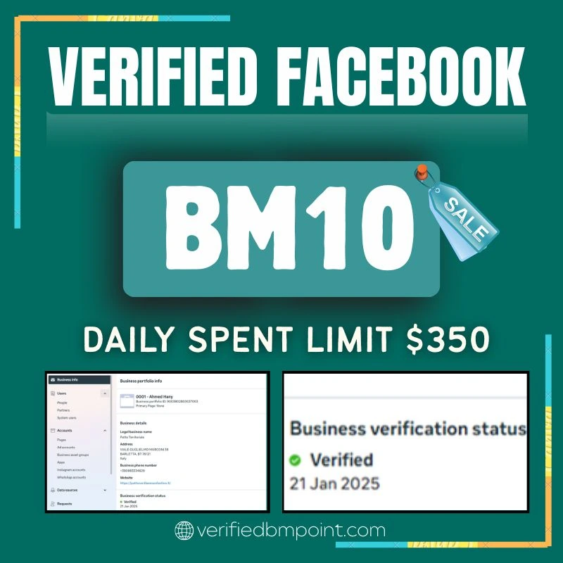 Buy Verified BM 10 - Best Trusted Facebook Business Manager (Safe & Powerful)