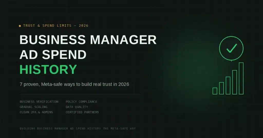 Business Manager ad spend history