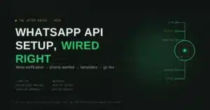 WhatsApp API setup guide 2026 cover