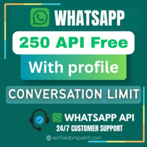 WhatsApp Business API Limit 250 With Profile