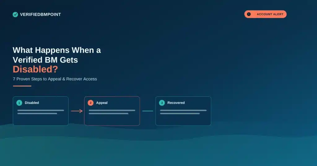 What happens when a verified BM gets disabled – VerifiedBMPoint